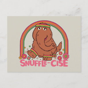 Snuffleupagus Snuffle-Cise Vykort