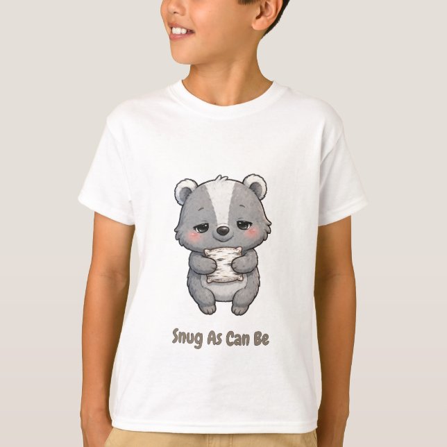 Snug As Can Be Barn T-Shirt (Framsida)
