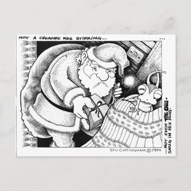 Snug som Kryp i Matta Vykort (Framsida)