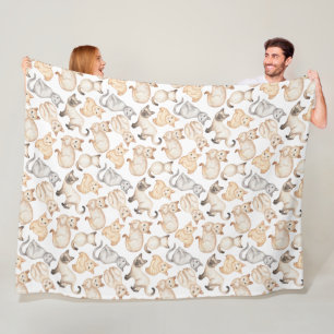 Snugel Kattunge 60 x 80 Fleece Blanket