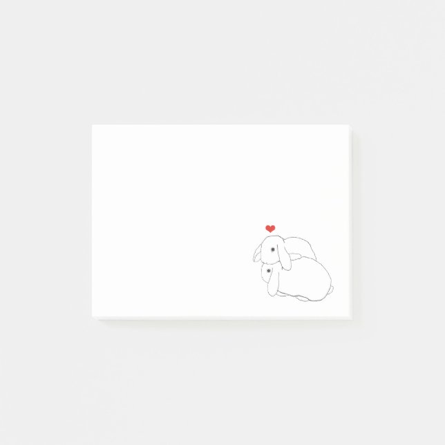 Snuggbunnies Post-it Notes Block (Framsida)