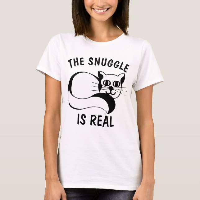 SNUGGELN ÄR REAL, T-shirts och Sweatshirts (Framsida)