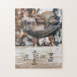 Snuggen är äkta hånande av överordnade underordnad pussel