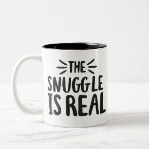 Snuggen är Real Culture Ord Design Två-Tonad Mugg