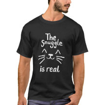 Snuggen är Real - Vit text