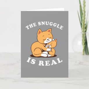 Snuggen är verklig kort