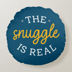 Snuggen är verklig rund kudde