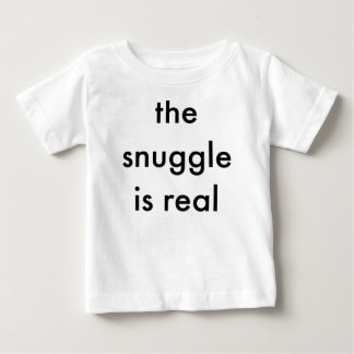 SNUGGLE är Real Baby Bodykostym Tee Shirt