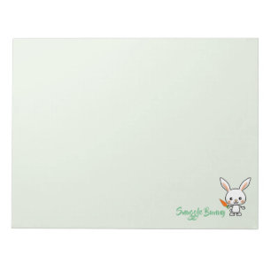 Snuggle Bunny Kawaii Anpassningsbar Anteckningsblock