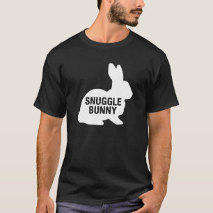 Snuggle Bunny Rabbit Roligt Cute Novelty T Shirt