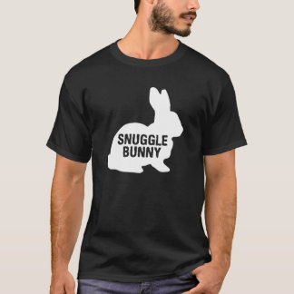 Snuggle Bunny Rabbit Roligt Cute Novelty T Shirt