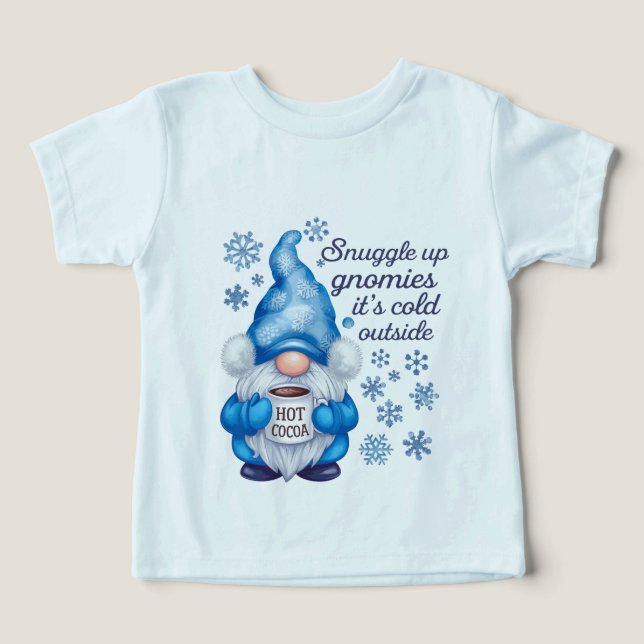 Snuggle Gnomies Bella+Canvas Småbarn Tri-blend T Shirt (Design Framsida)