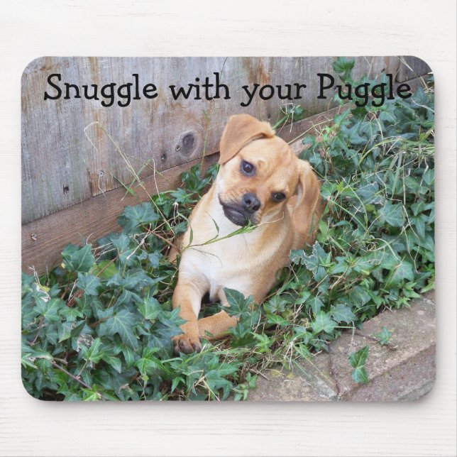 Snuggle med din Puggle Musmatta (Framsidan)