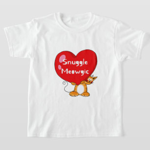 Snuggle Meowgic Funny Cat Pun Art T Shirt