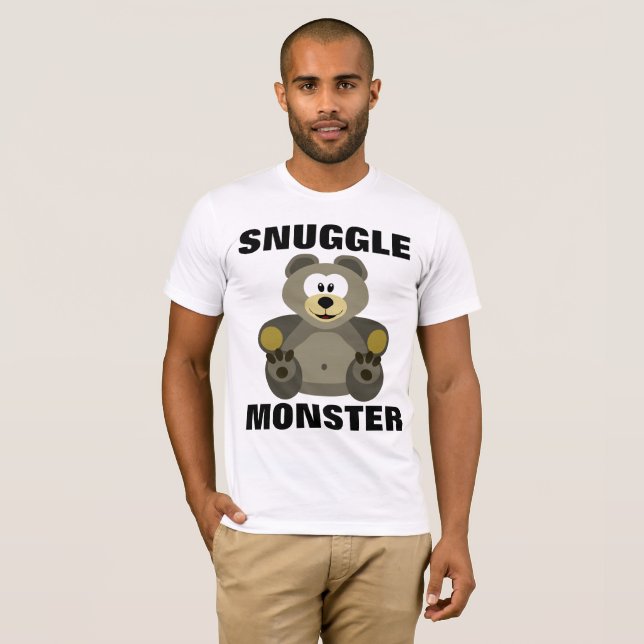 SNUGGLE MONSTER t-shirts, Nalle Tee Shirt (Hel framsida)
