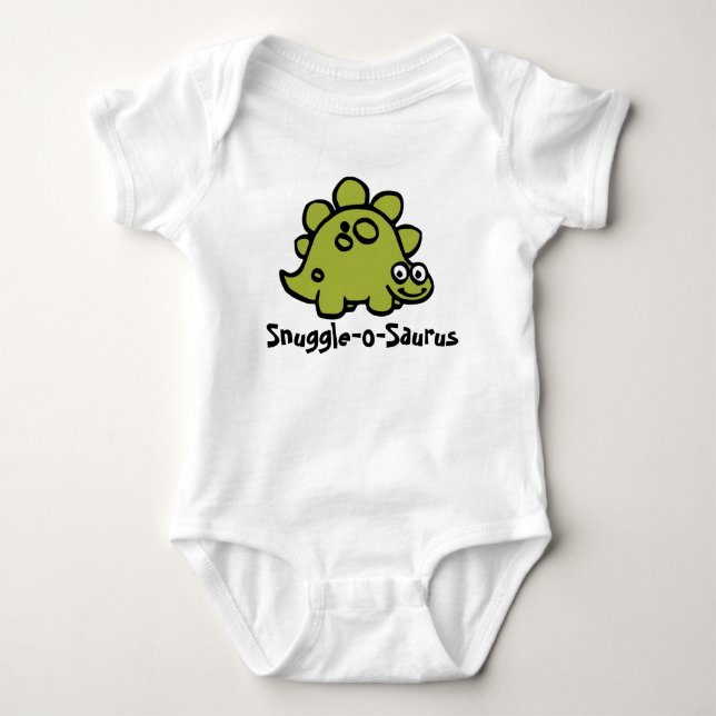 Snuggle-o-Saurus Dino Kul T Shirt (Framsida)