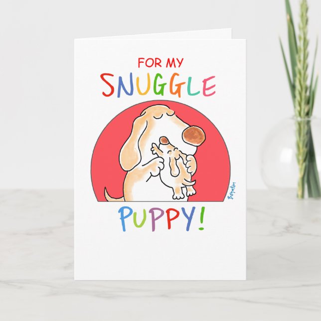 SNUGGLE PUPPY! av Boynton Kort (Framsida)