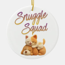 Snuggle Squad  Julgransprydnad Keramik