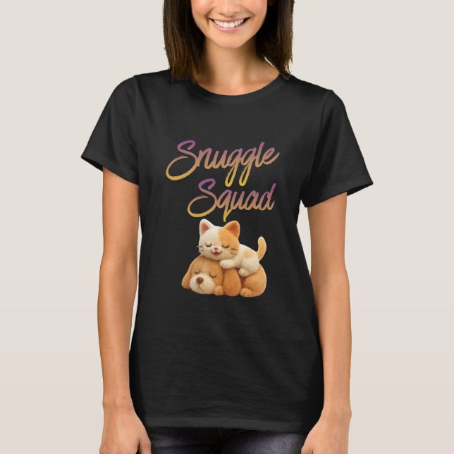 Snuggle Squad  T Shirt (Framsida)