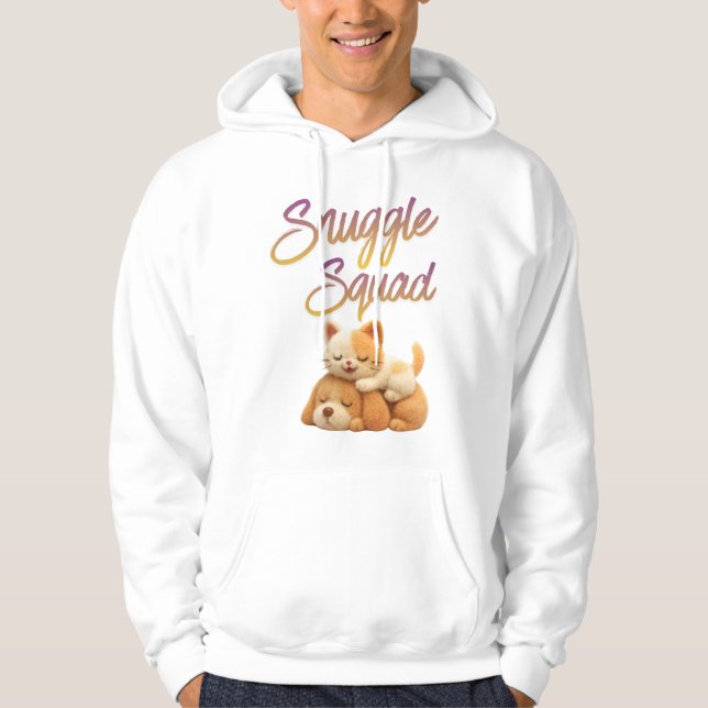 Snuggle Squad T-Shirt Hoodie (Framsida)