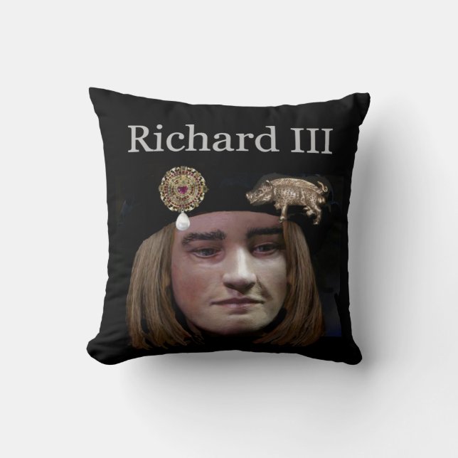 Snuggle upp till Richard III Kudde (Framsida)