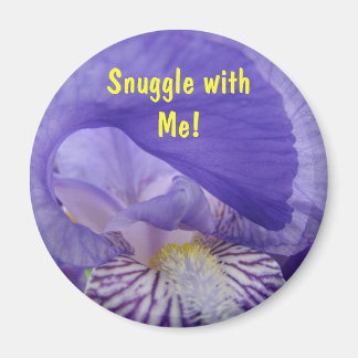 Snuggle with Me! magnetpresenter Purple Iris Blomm Magnet