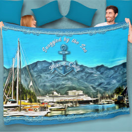 Snuggled by the Sea Marina Vallarta 0946  Fleecefilt