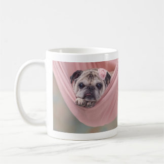 Snugglemopsmugg av mops och kyssar kaffemugg