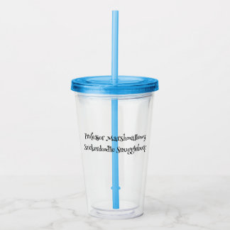 SnuggleNames: Anpassningsbar Tumbler med straw Take Away Mugg
