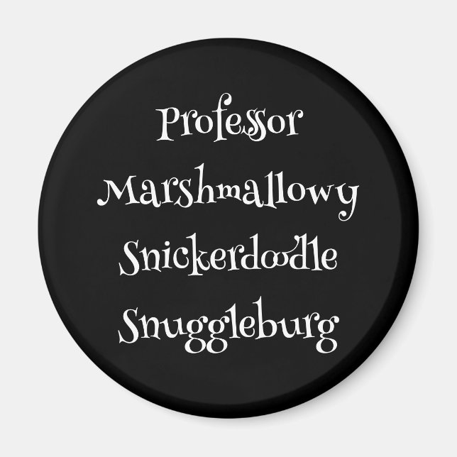 SnuggleNames: Personlig Kärlek Magnet (Framsidan)