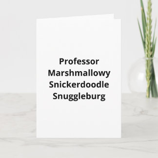 SnuggleNames: Personlig Kärleksnamn Grattulationsk Kort