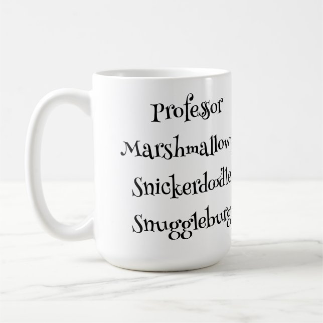 SnuggleNames presentmugg - Stor - Stil 1 Kaffemugg (Vänster)