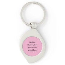 SnuggleNames: Romantisk anpassad metallnyckelring