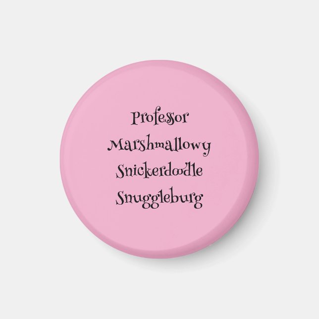 SnuggleNames: Romantisk Anpassningsbar Magnet (Framsidan)