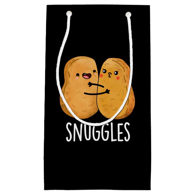 Snuggles Funny Nugget Couple Pun Mörk BG (Framsidan)