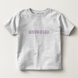 "Snuggles" lavender lilac brev T Shirt