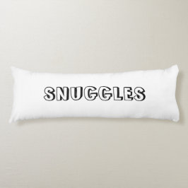 "Snuggles" Svartvit Kroppskudde