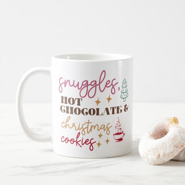 Snuggles Varm Choklad - Jul Kaffemugg (Med munk)