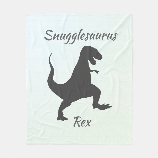 Snugglesaurus Rex filt (Framsidan)
