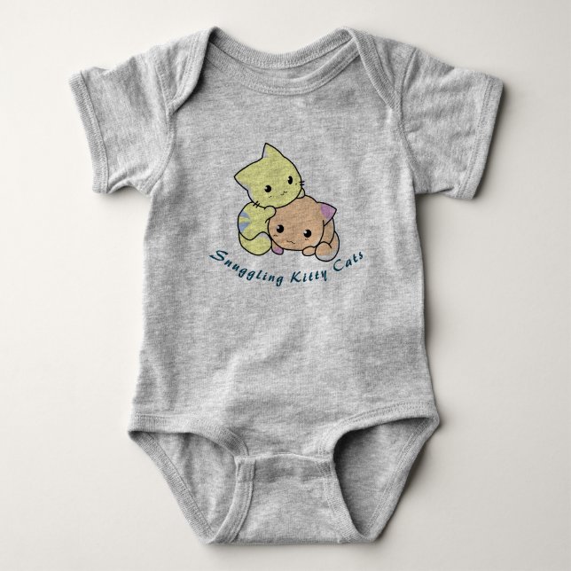 Snuggling Kattunge T Shirt (Framsida)