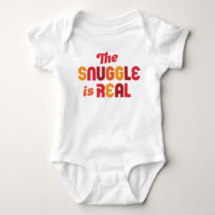 "Snugglingen är verklig", berömvärd Baby och barns T Shirt