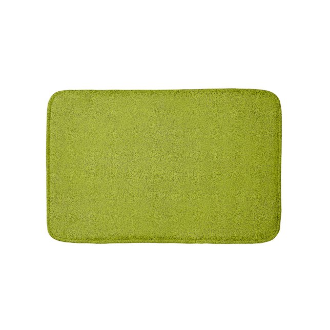 Snuggly Chartreuse Grönt Suede Badrumsmatta (Framsidan)