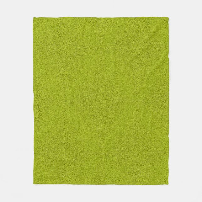 Snuggly Chartreuse Grönt Suede Fleecefilt (Framsidan)