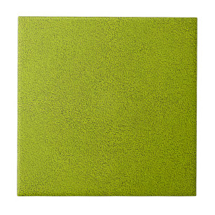 Snuggly Chartreuse Grönt Suede Kakelplatta