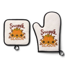 "Snugsäsong" Oven Mitt och Pot Holder Set