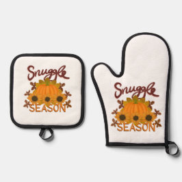 "Snugsäsong" Oven Mitt och Pot Holder Set