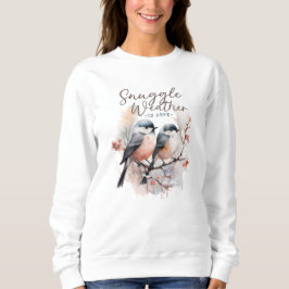 Snugväder är här, fåglar på Gren-julen T Shirt