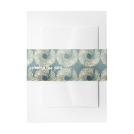 "snurr bukmusikband för garnet" band för inbjudningskort