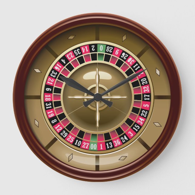 Snurra 2-väggskåp stor klocka (Framsida)