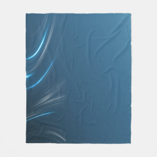 Snurra blad fleecefilt